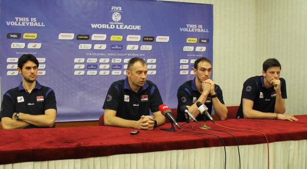 Serbian press conference