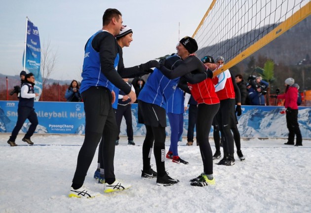 Snow-volleyball