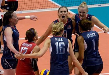 USA celebrate first win