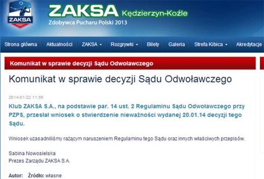 Zaksa's website