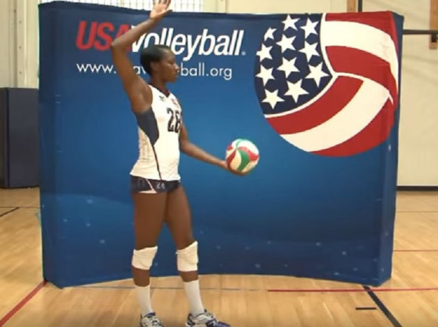 WorldofVolley :: Tips For Overhead Volleyball Serve (VIDEO)