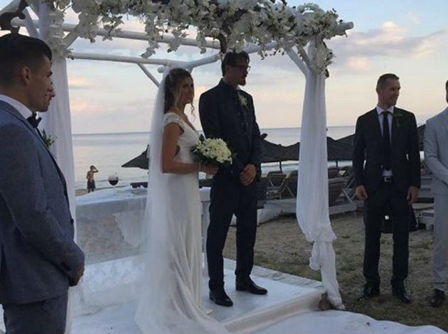 WorldofVolley VOLLEYBALL WEDDING Martina Guiggi and Mitar Tzourits