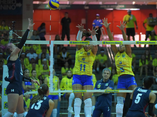 WorldofVolley :: FRIENDLIES W: USA Surprised Brazil In The First Match