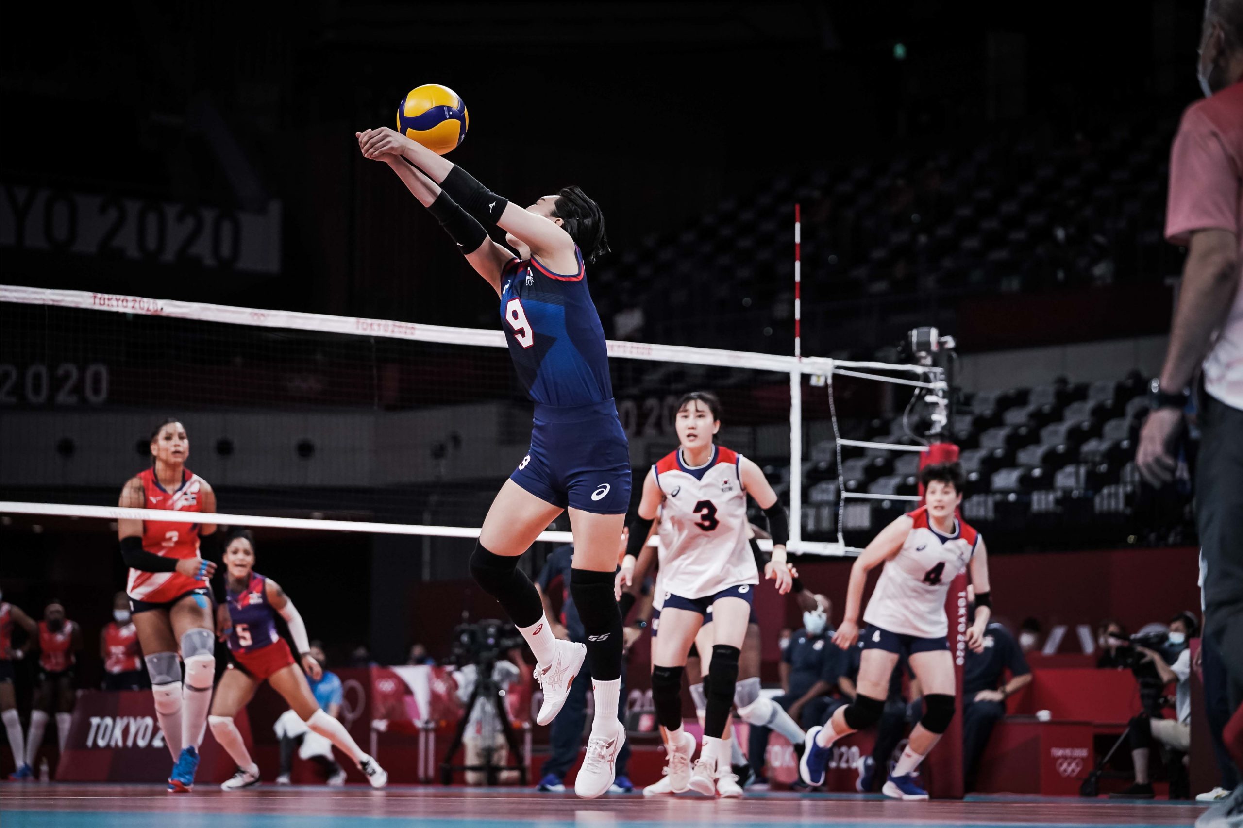 WorldofVolley OLYMPIC GAMES W Korea makes Dominicans lose another