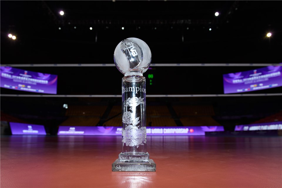 FIVB Volleyball Men's World Championship Trophy, Volleyball trophy