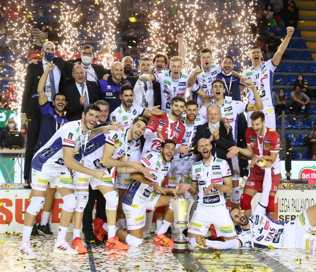 WorldofVolley :: ITALIAN SUPER CUP M: Renewed Trentino take trophy home,  Kaziyski MVP - WorldOfVolley