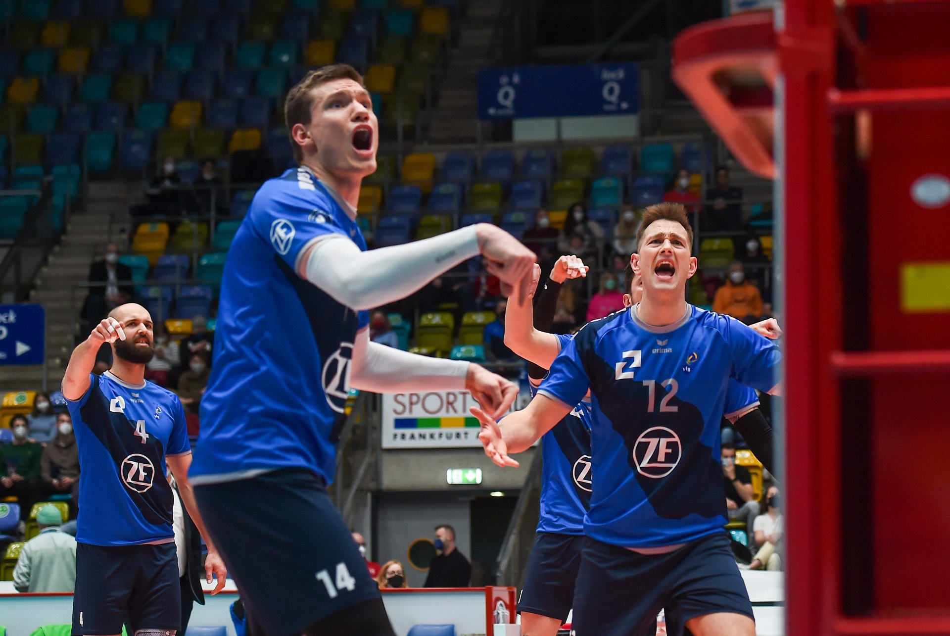 Worldofvolley :: Ger M: Vfb Friedrichshafen Won In Frankfurt - The 