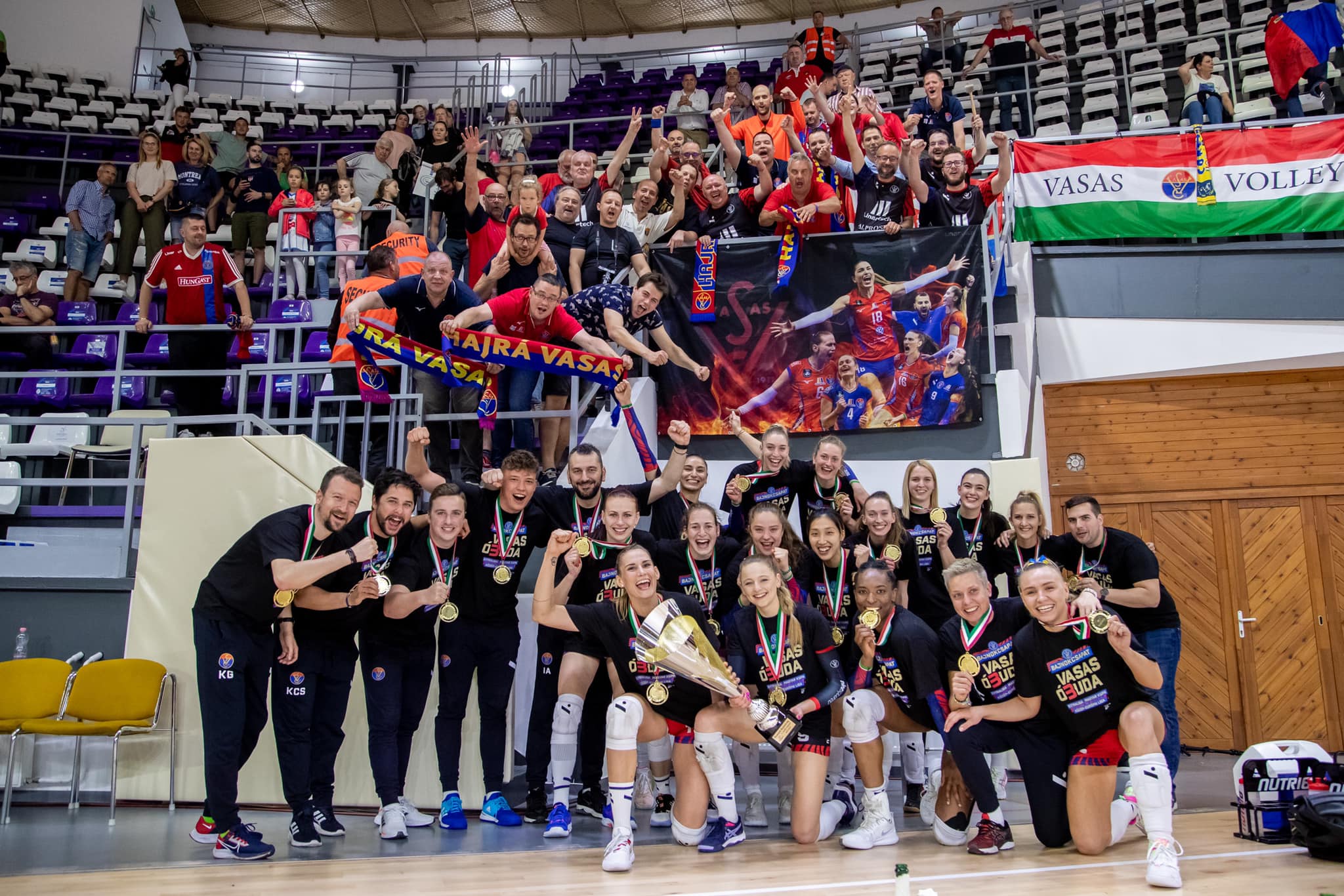 WorldofVolley :: HUN W: Vasas triumph in Hungarian Championship after ...