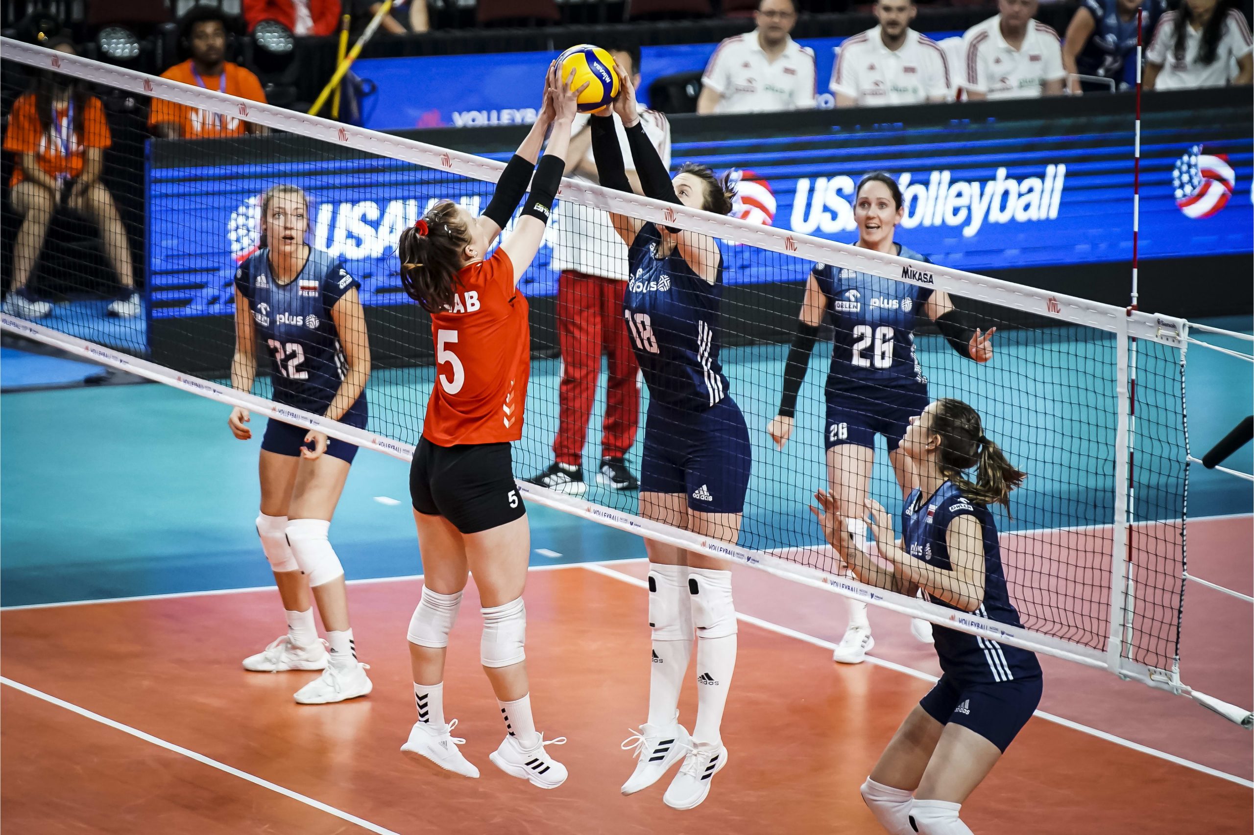 WorldofVolley VNL W Victory against Germany almost slips out of