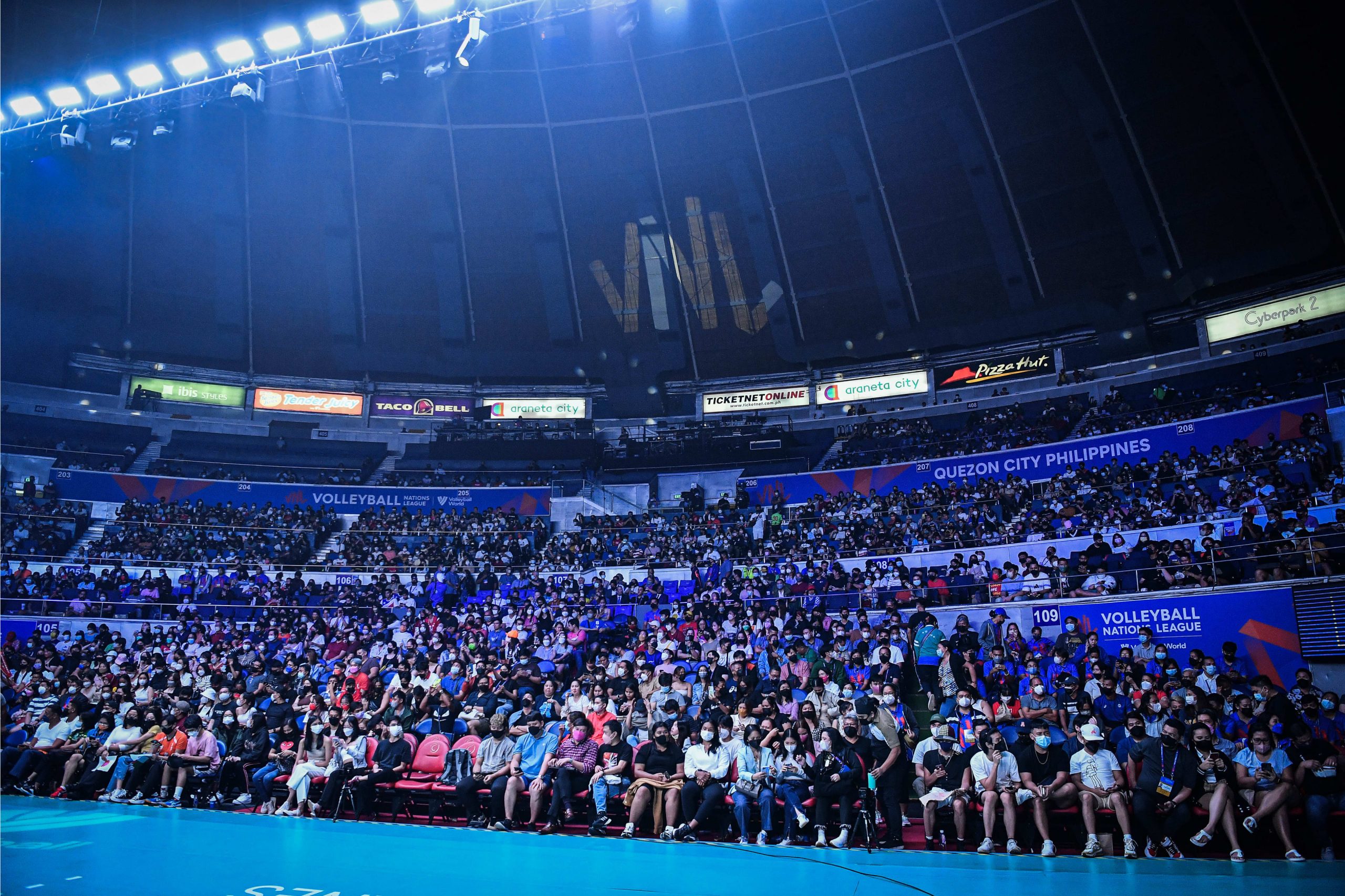 WorldofVolley Enthusiasm and packed stands rewarded Philippines