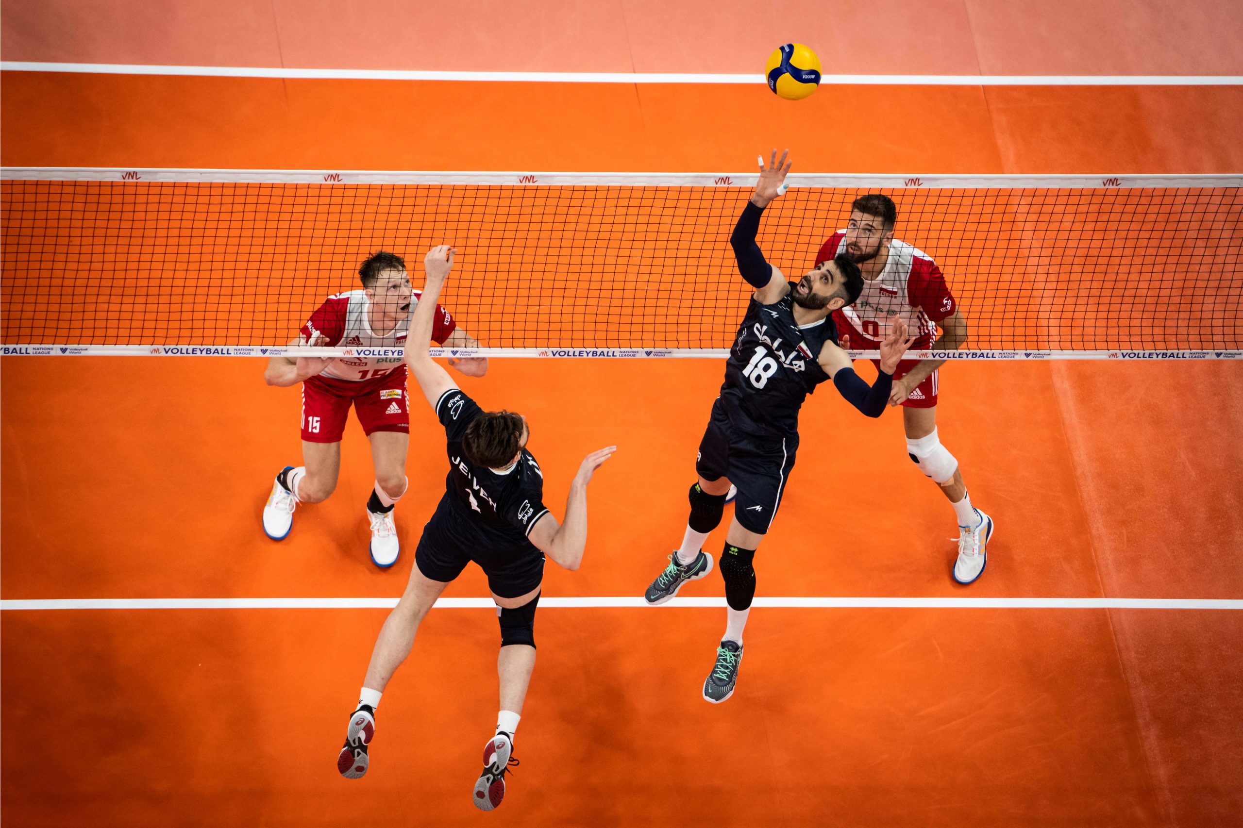 WorldofVolley VNL M Iran spoils Polands VNL 2022 debut in front of their own crowd