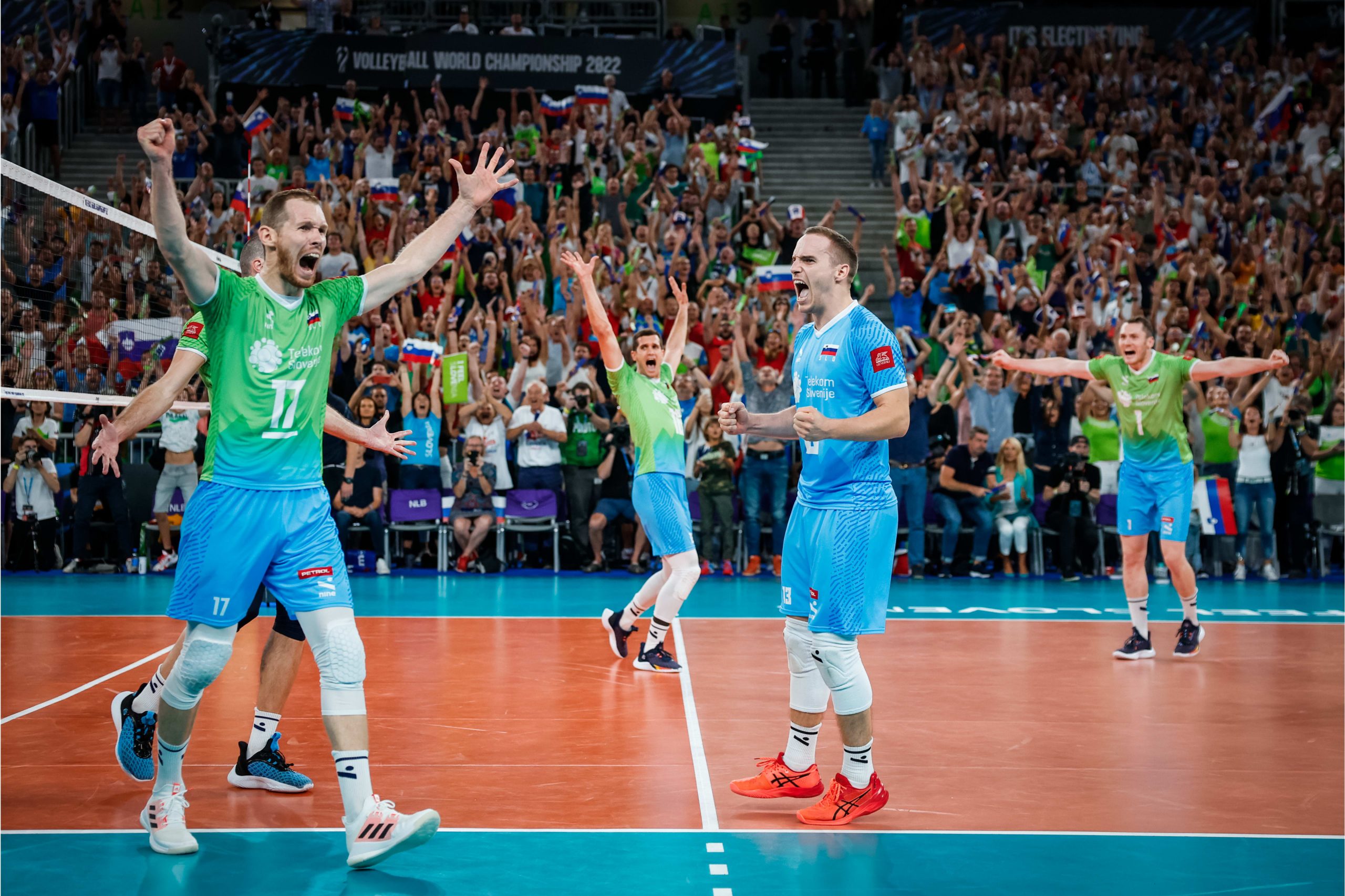 WorldofVolley WCH 2022 M Slovenia First Team To Move To Quarter 