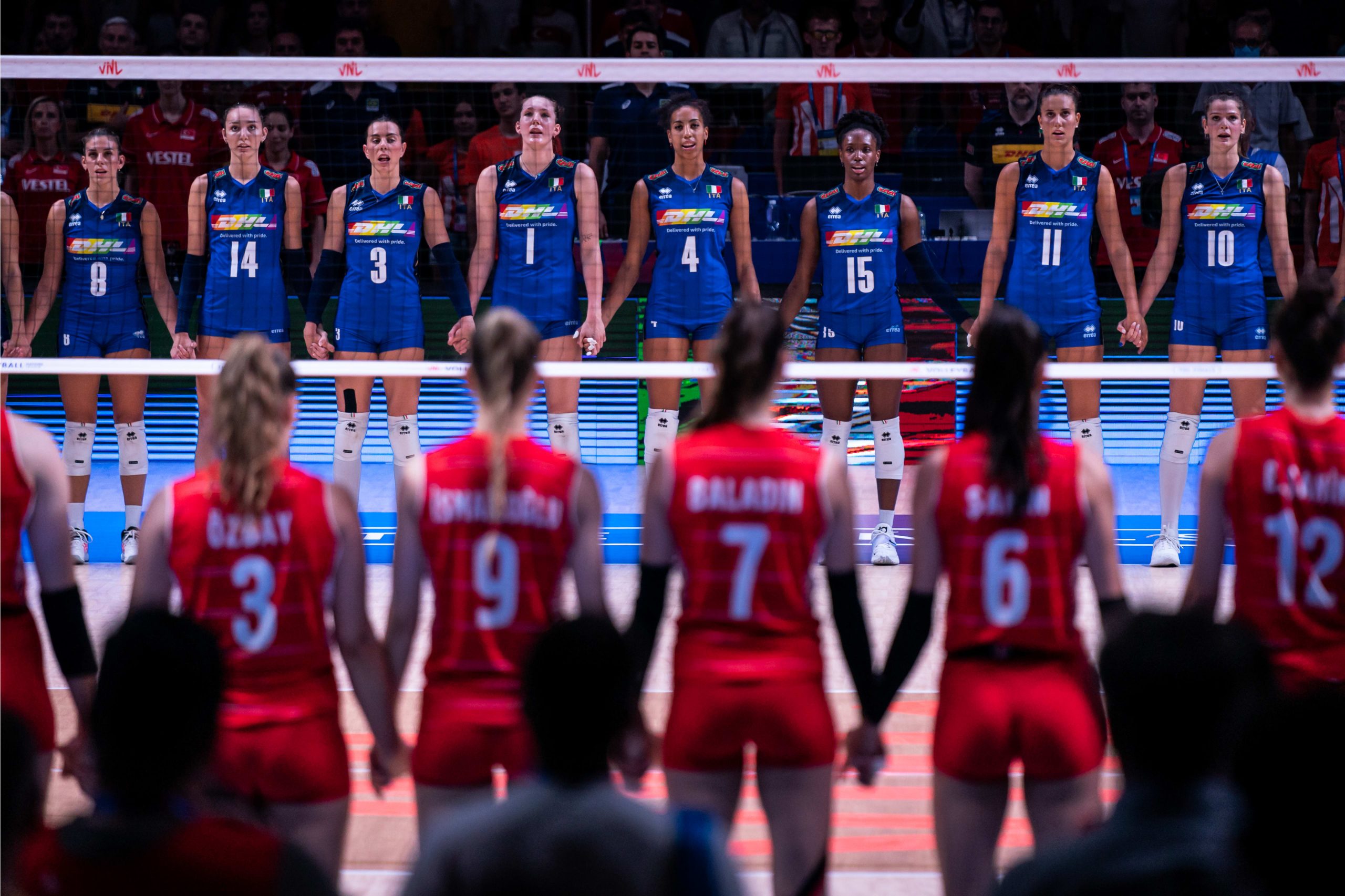 Волейбол полуфинал женщины. Италия женский волейбол состав внл 2023.
