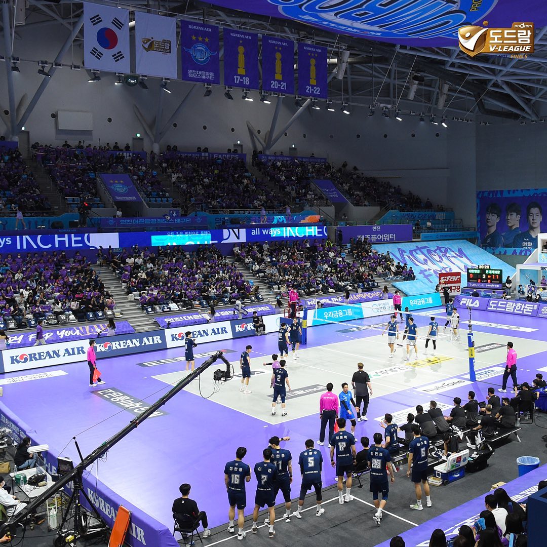 KOR M Incheon Korean Air Jumbos Dominate Second Game of Korean V-League Finals, One Step Closer to Championship Title - WorldOfVolley