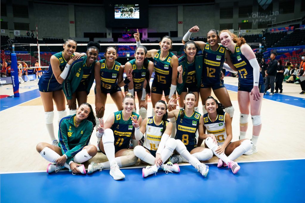 WorldofVolley VNL W Brazil Clinches First Victory in 2023 VNL, Wins