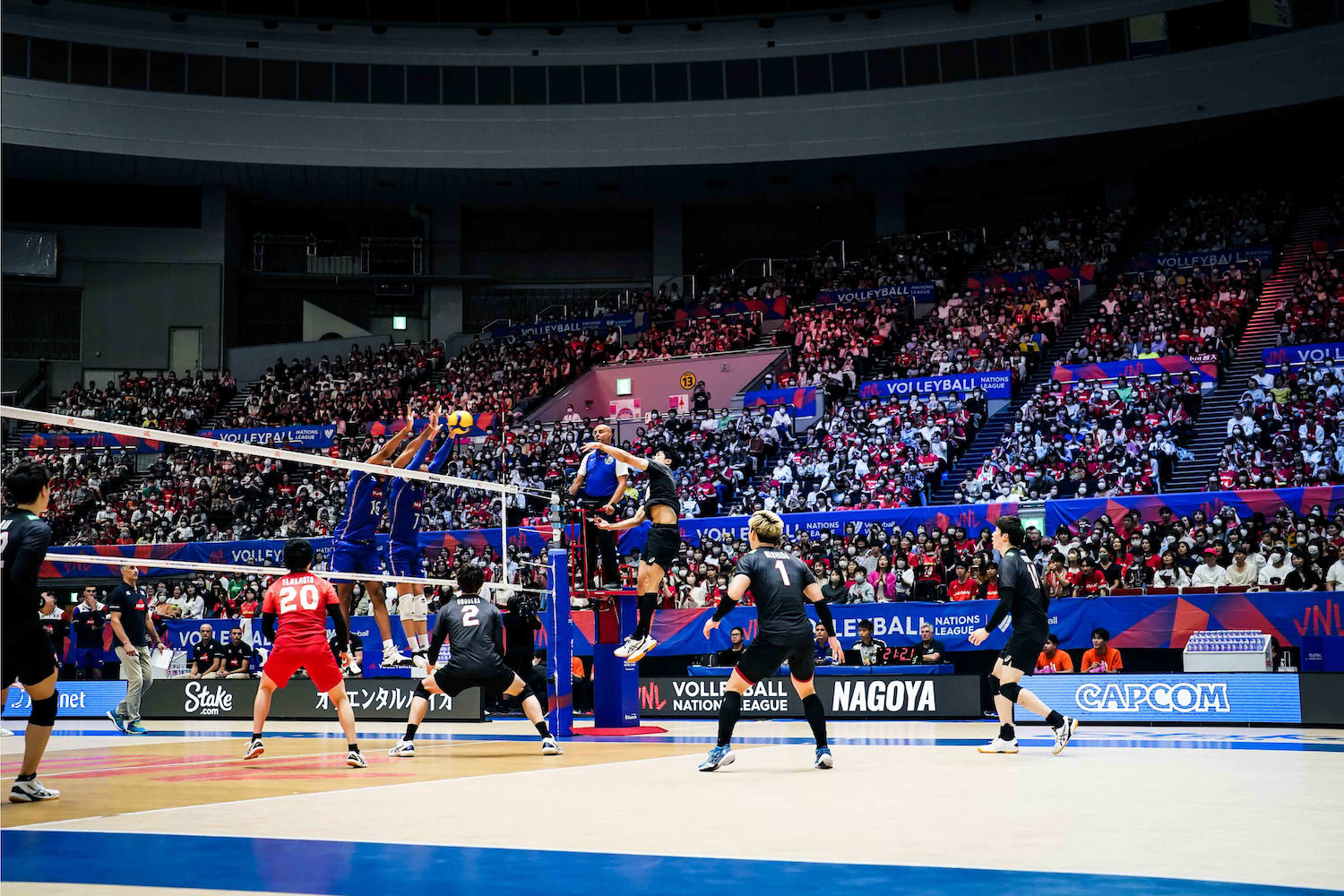 VNL M Japan Secures a 31 Victory Over VNL Defending Champions France