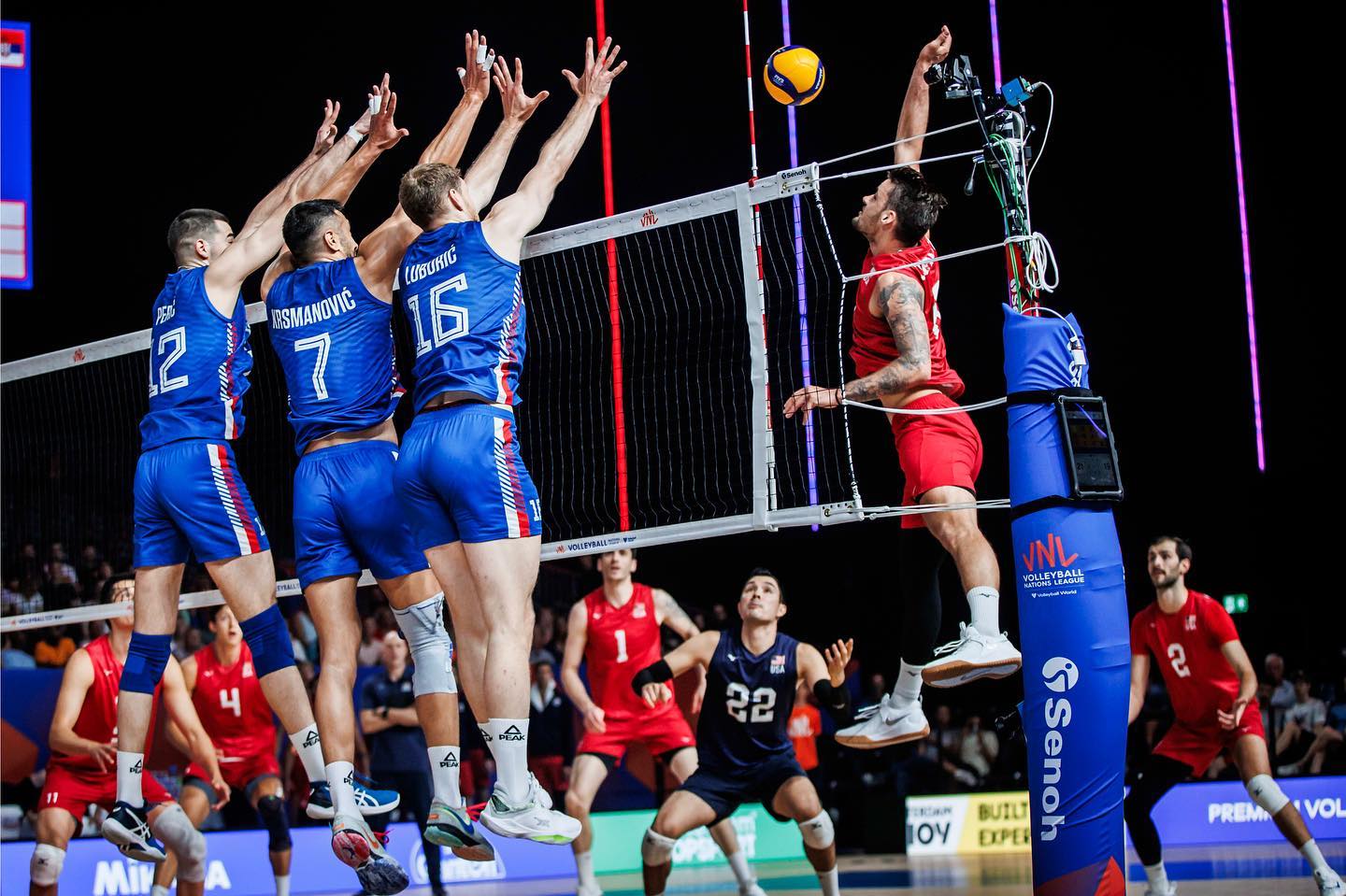 WorldofVolley VNL M Thrilling Contests Underway in Rotterdam and