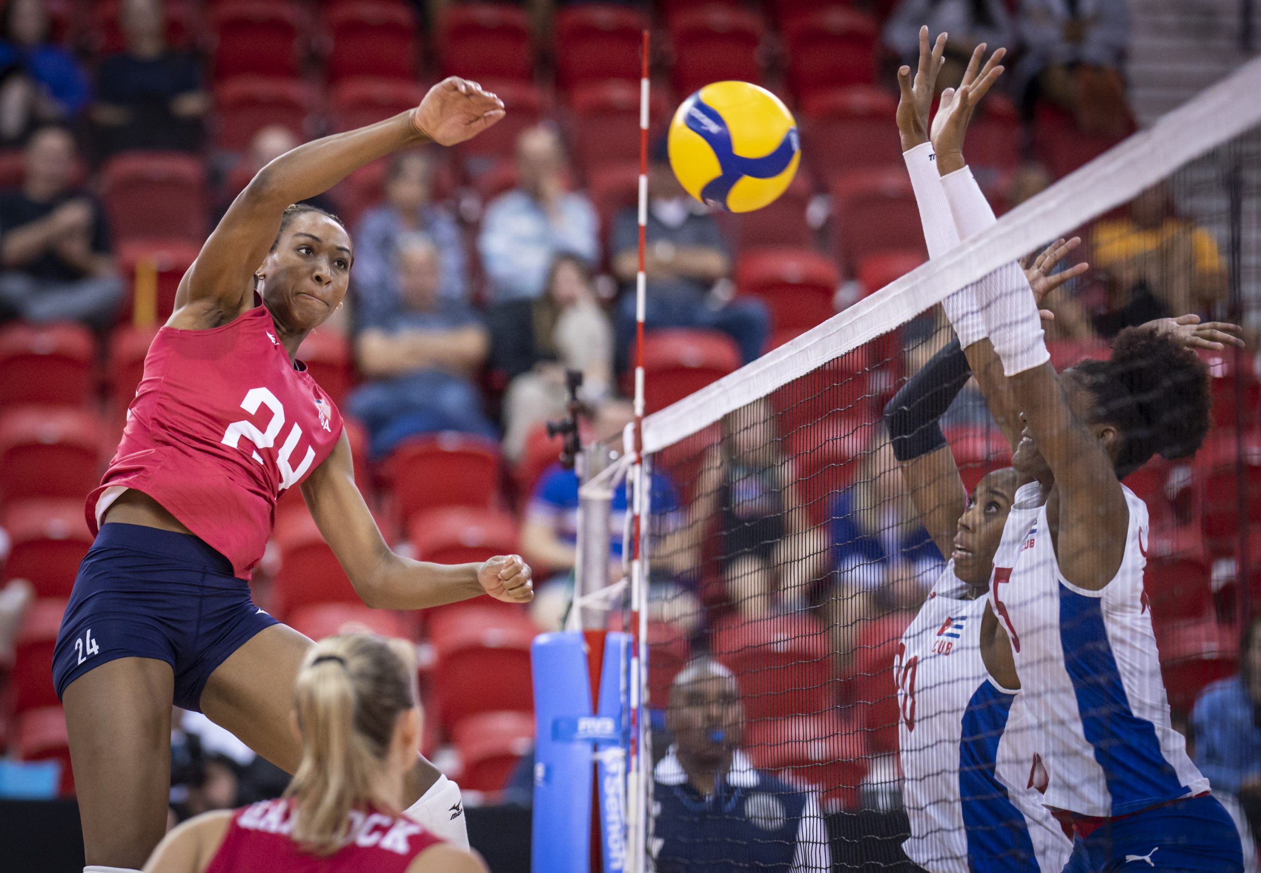 WorldofVolley Team USA Overwhelms Young Cuban Team in NORCECA Women's Volleyball Championship
