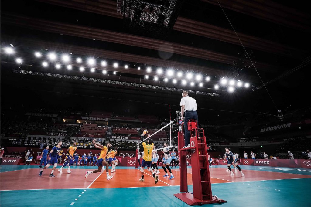 Olympic volleyball clearance court