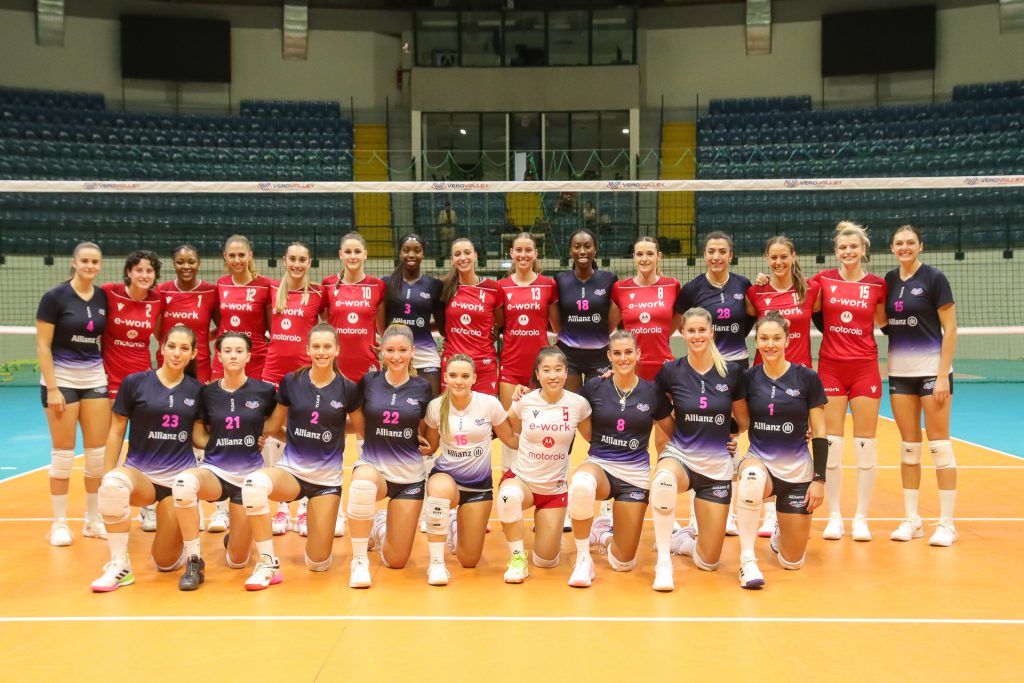 Ita W Defeat For Allianz Vero Volley Milano In Face Off With Uyba Alessia Orro On The Field 