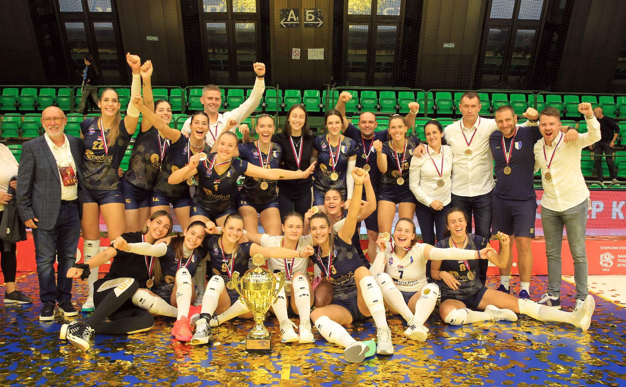 SERBIAN SUPER CUP W: Crvena zvezda triumph  - WorldofVolley