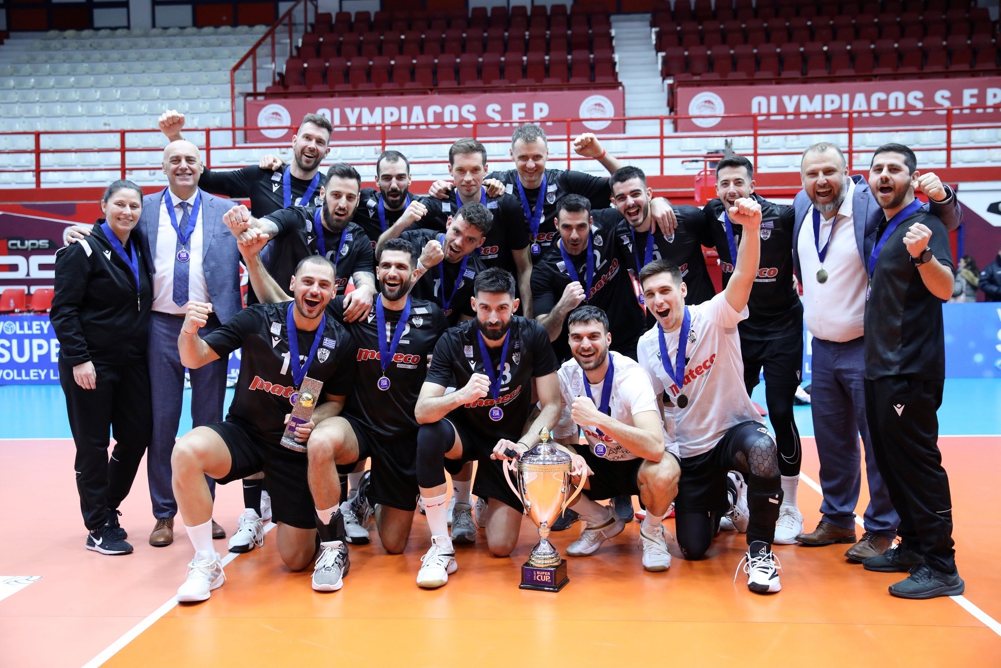 WorldofVolley :: GRE M: PAOK Triumphs in Super Cup, Clinching Historic 