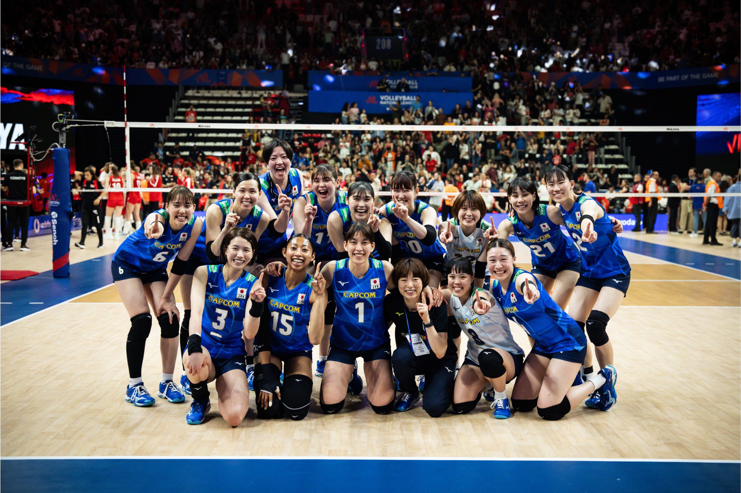 WorldofVolley :: VNL W: Japan Stuns Türkiye in Volleyball Nations ...