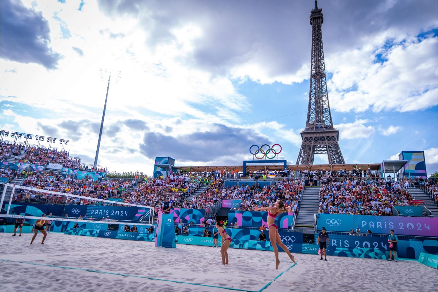 Paris 2025 W Beach Volleyball Semifinals Set Canada vs. Switzerland