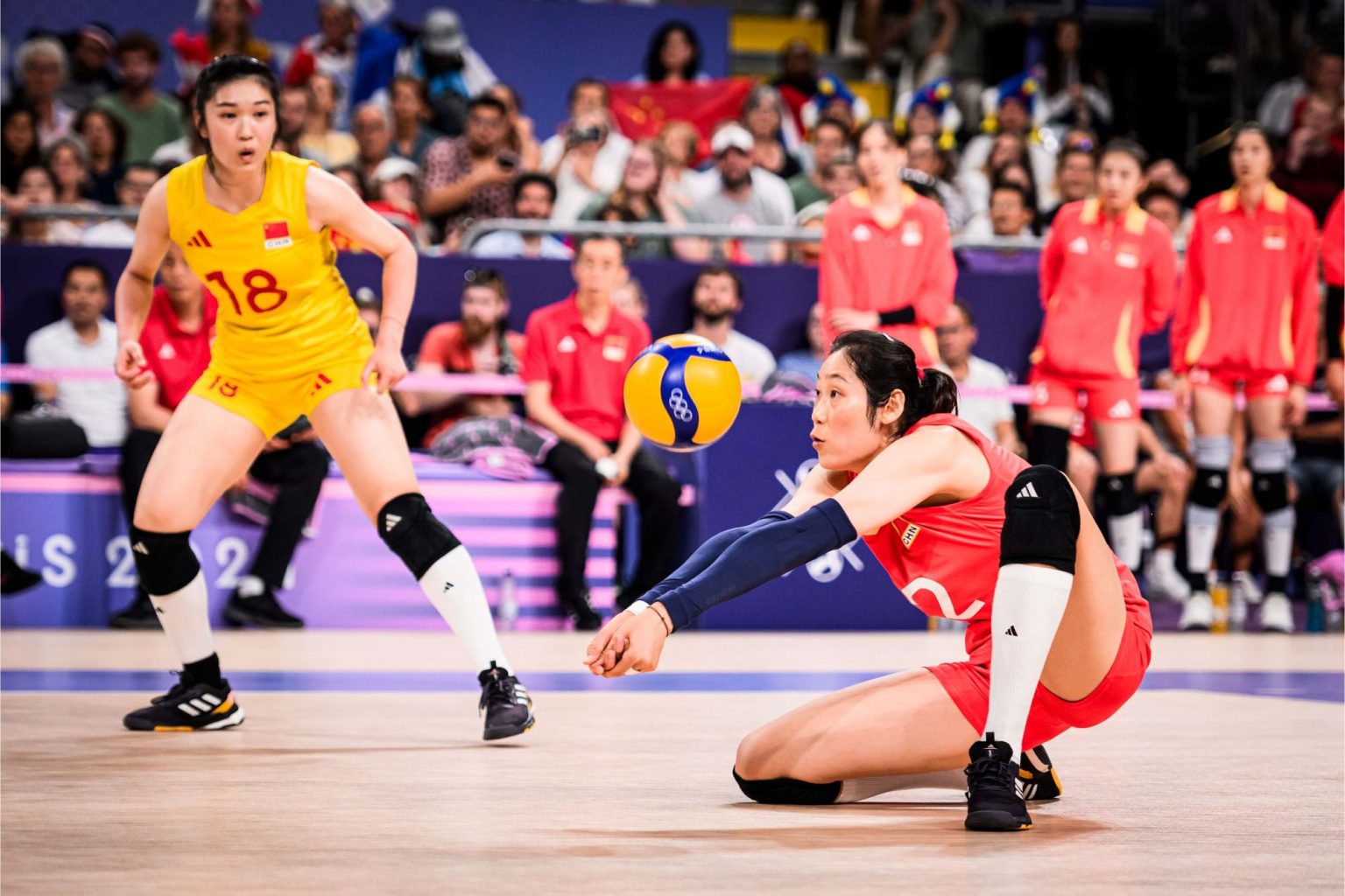 WorldofVolley :: Paris 2024 W: China Secures Quarterfinal Spot with 3-0 ...