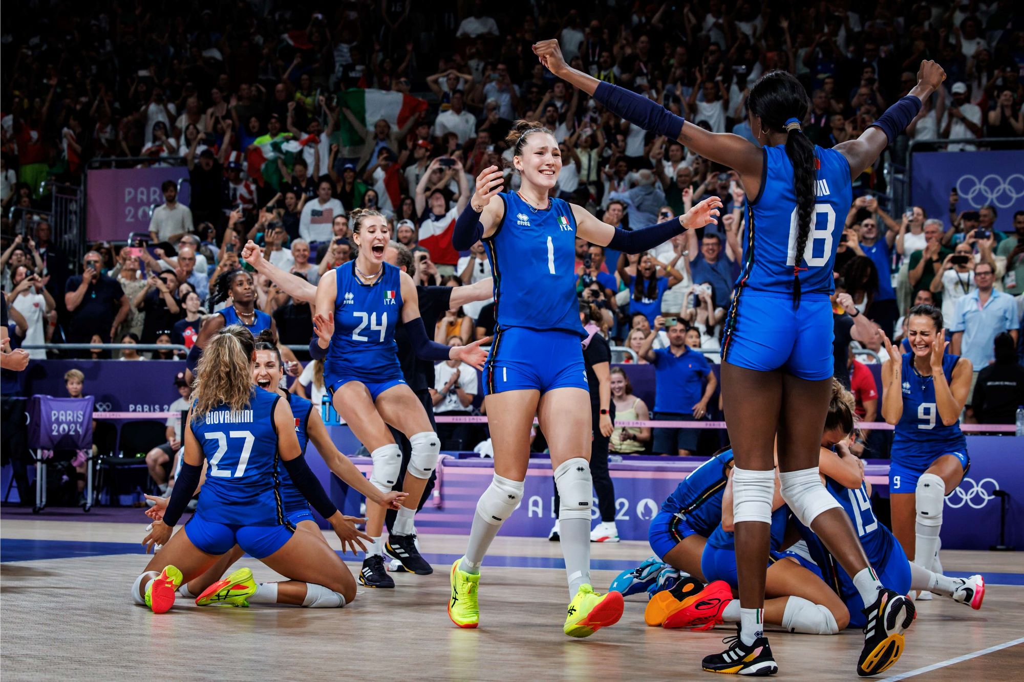 Italy’s Historic Volleyball Victory Reactions from the Olympians