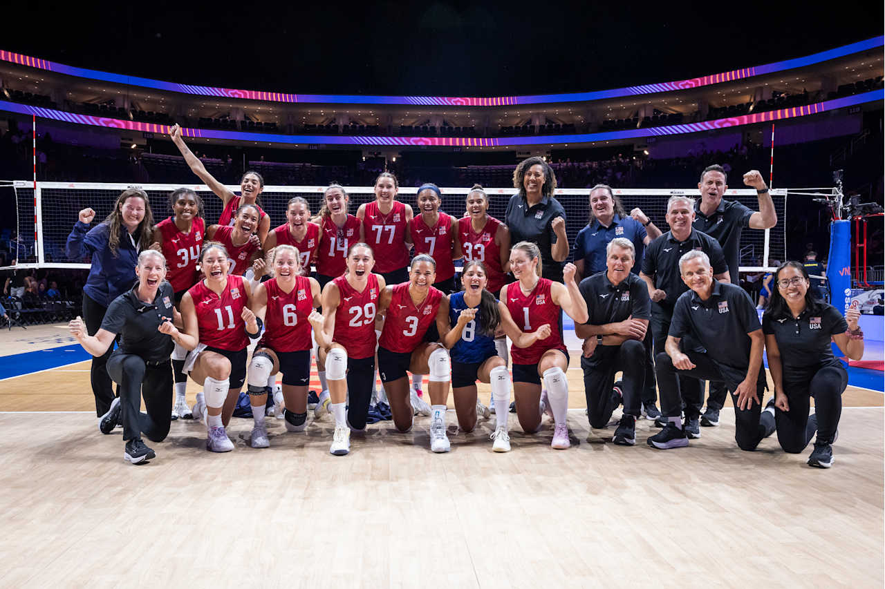 VNL W: Estados Unidos vencem a Ucrânia WorldOfVolley